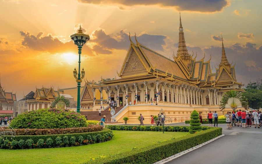 sunset in the Royal Palace 0487147a