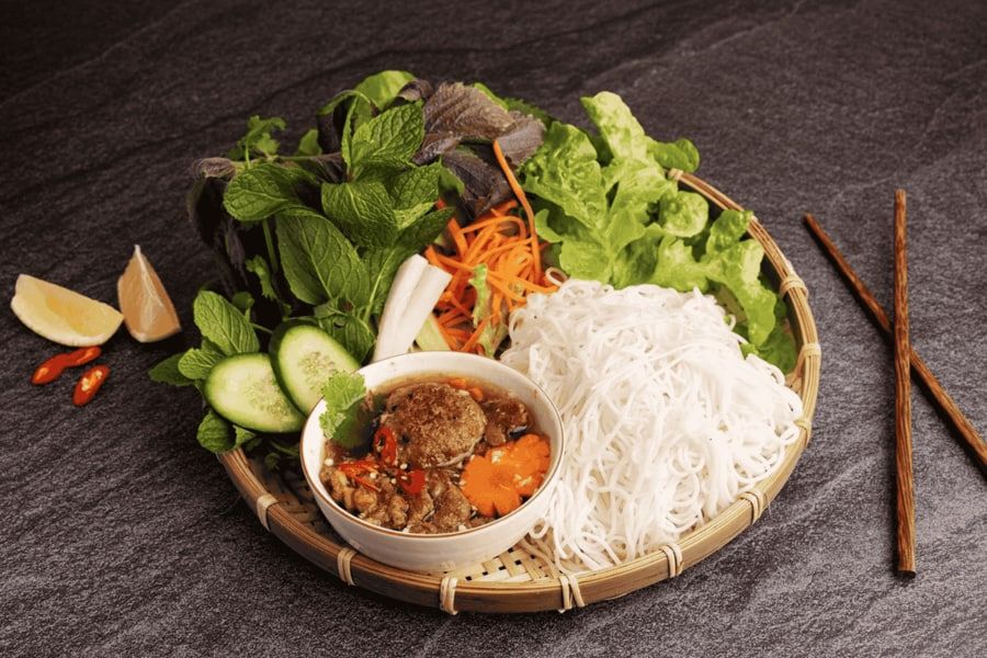 Bun Cha is a traditional Vietnamese dish 2cbf9024