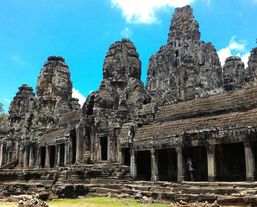 The historical site of Angkor Thom 468c5659