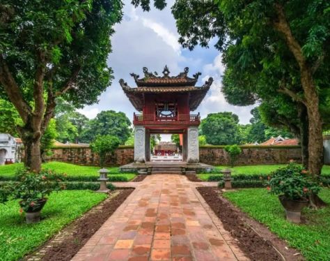 temple of Literature in Hanoi