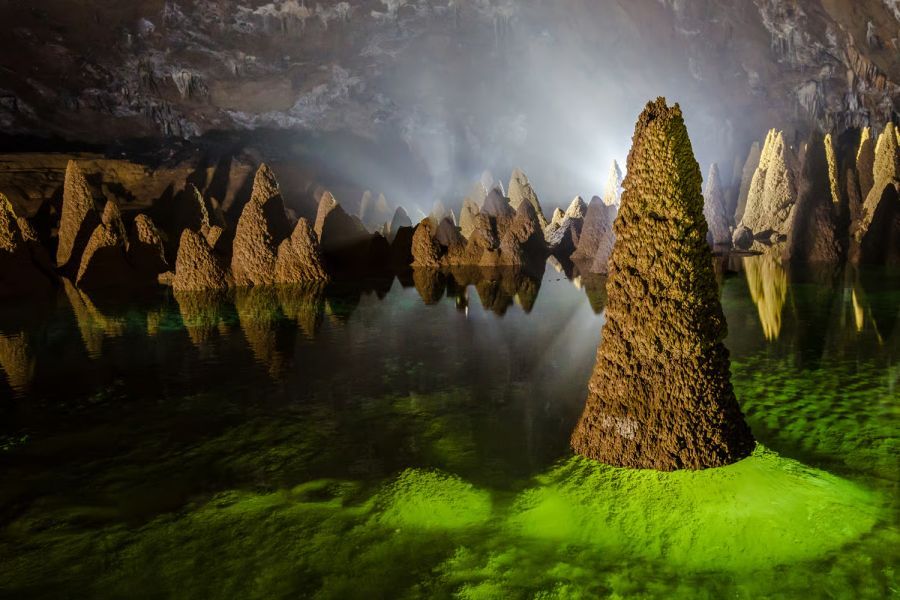 Cone shaped Stalagmite Forest 70ade3fb