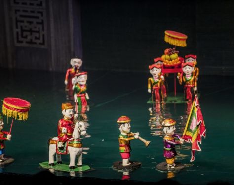 Seni Watch A Water Puppet Show At Thang Long Theatre 78c09fc2