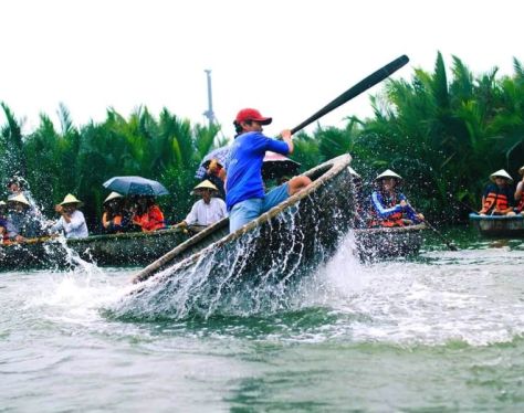 Basket Boat Dance in Cam Thanh Coconut Village
