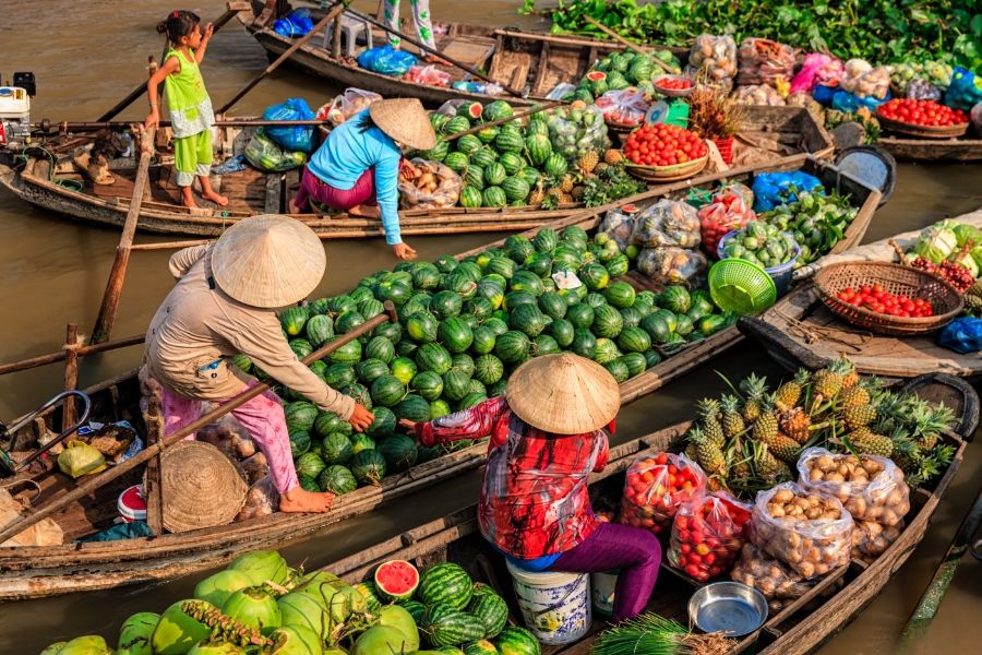 Mekong Delta Cai Rang Floating Market 7 94ebb709