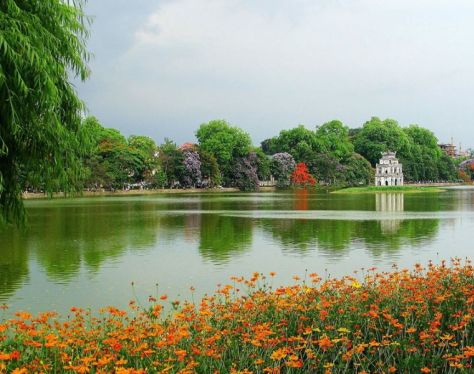Hoan Kiem Lake in Hanoi