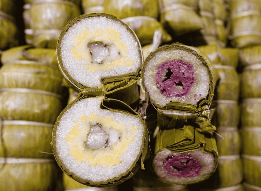Banh Tet is a traditional Vietnamese sticky rice cake d2bac4f6