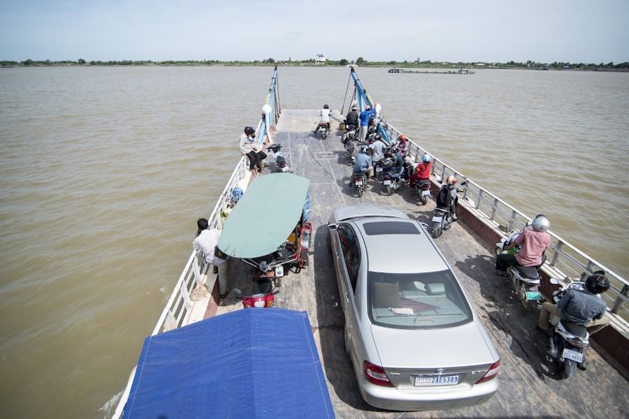 ferry across Tonle Sap Lake d691d99e