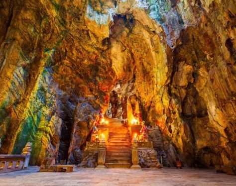 Marble Mountains is a cluster of five limestone (2)