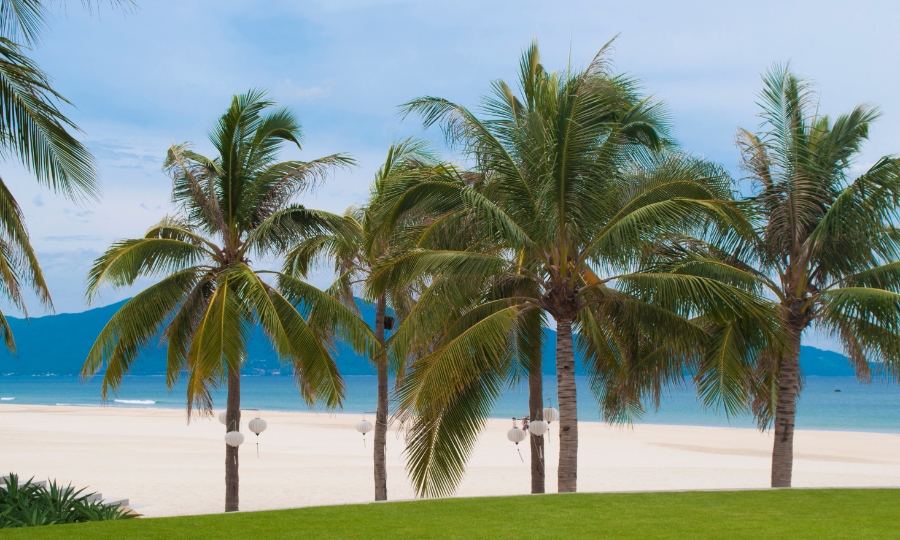 Pristine White Sand And Clear Waters of my khe beach