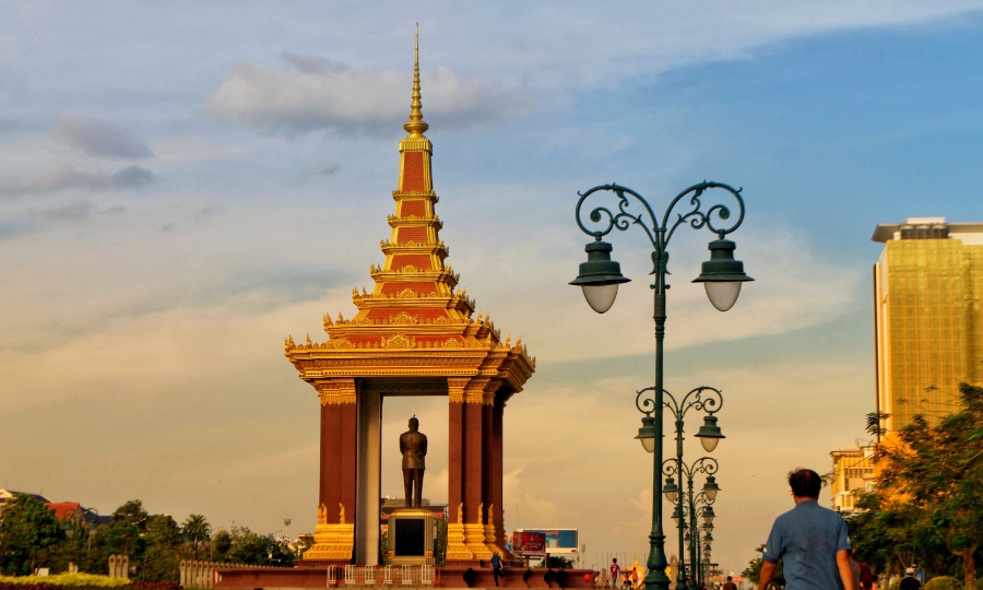 Statue of His Majesty Preah Bat Samdech Preah Norodom Sihanouk