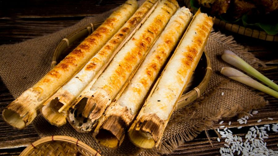 Com Lam (Bamboo Sticky Rice)
