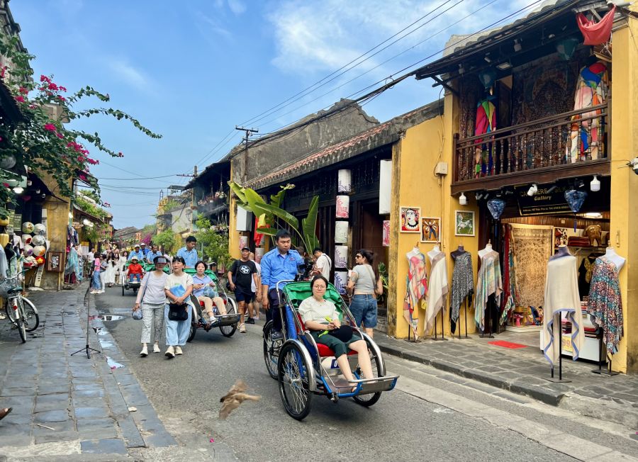 Cyclo in Hoi An Ancient Town