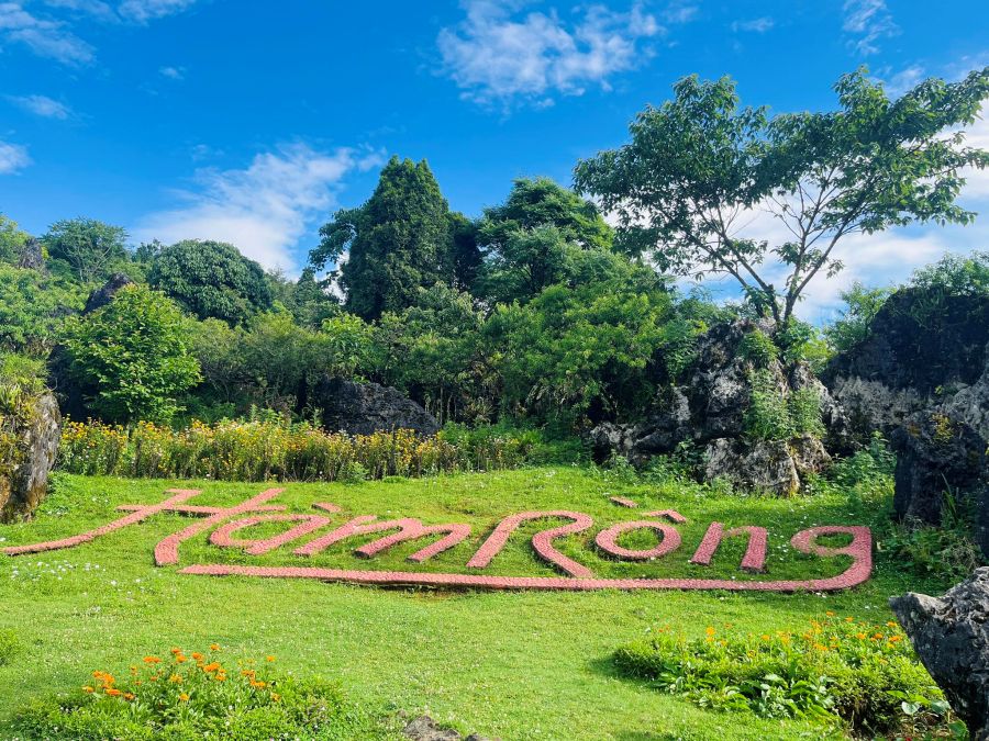 Yard of Ham Rong Mountain