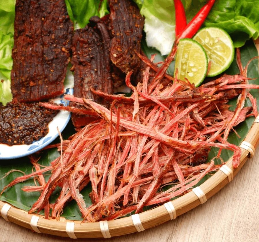 Thit Trau Gac Bep (Smoked Buffalo Meat)