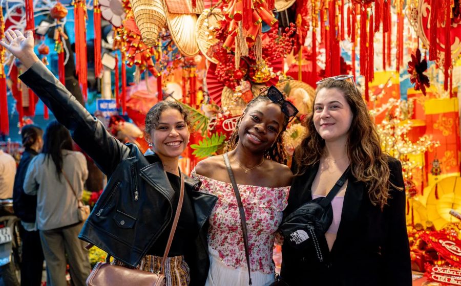Tourists experience Tet in Vietnam
