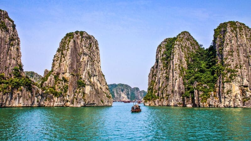 Halong bay is recognised as a UNESCO World Heritage Site