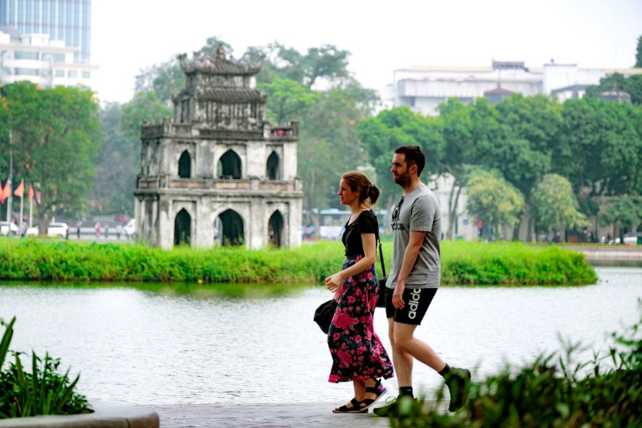 Hoan Kiem Lake in Hanoi