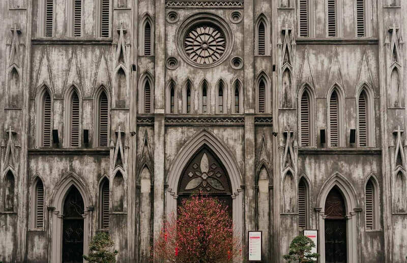 French Gothic And Vietnamese Materials of the st joseph cathedral hanoi