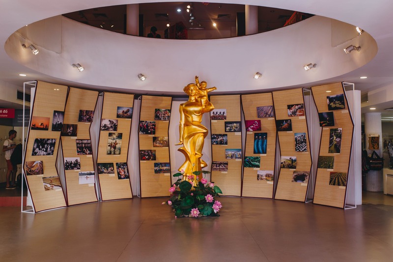 The "Vietnamese Mother" Statue in Vietnam Women's Museum