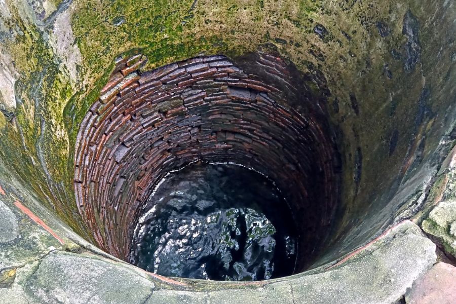Ancient Cham Well in cham island