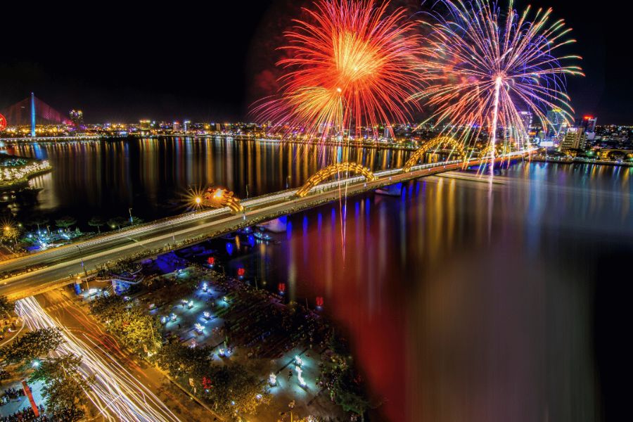 The Dragon Bridge (also called Cau Rong)