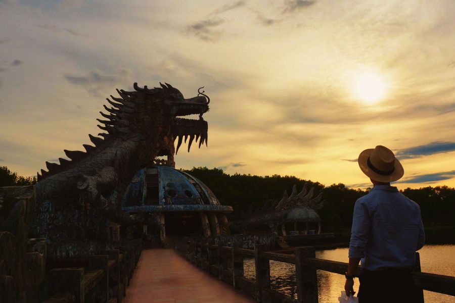 Check In At The Giant Dragon in Hue