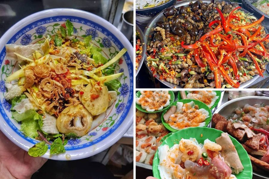 Famous for local food in danang