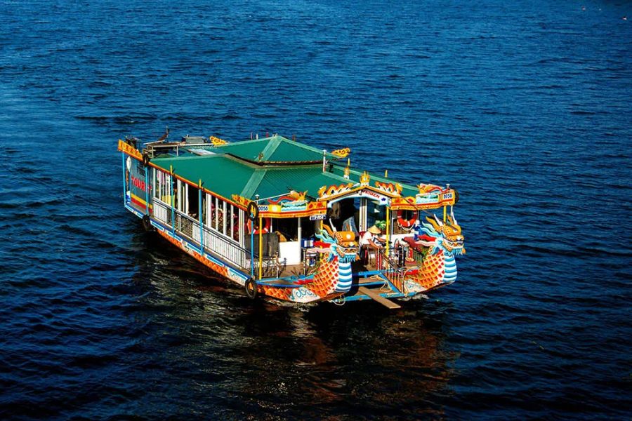 Dragon Boat Rides With Traditional Music in Perfume River