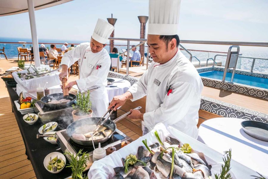 Enjoy An On-Board Cooking Class