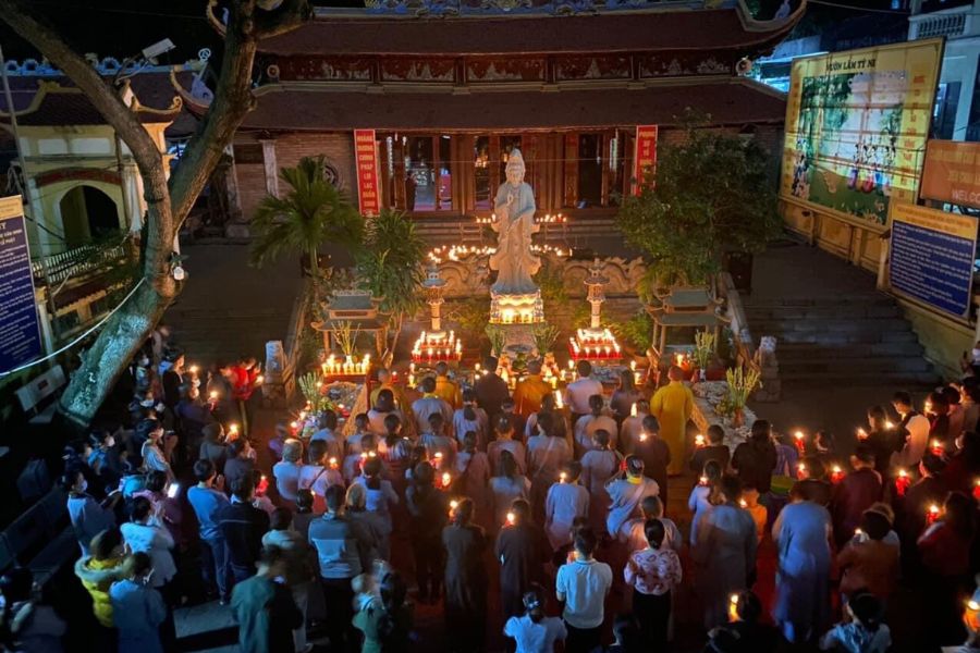 Festival At Long Tien Pagoda