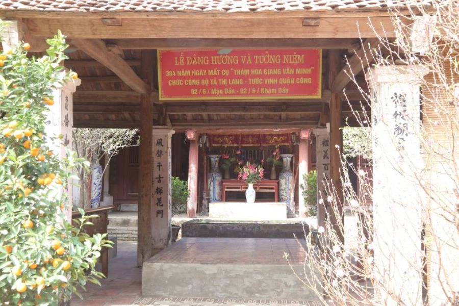 Giang Van Minh Worship House, Duong Lam Ancient Village in Hanoi
