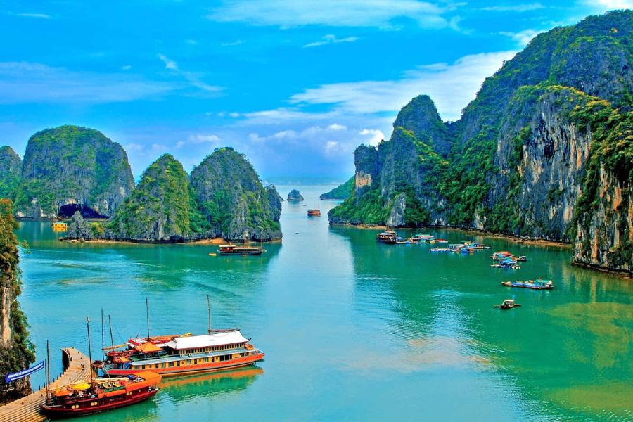 Halong Bay is positioned in Quang Ninh Province