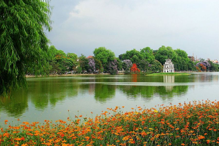 Hoan Kiem Lake in Hanoi
