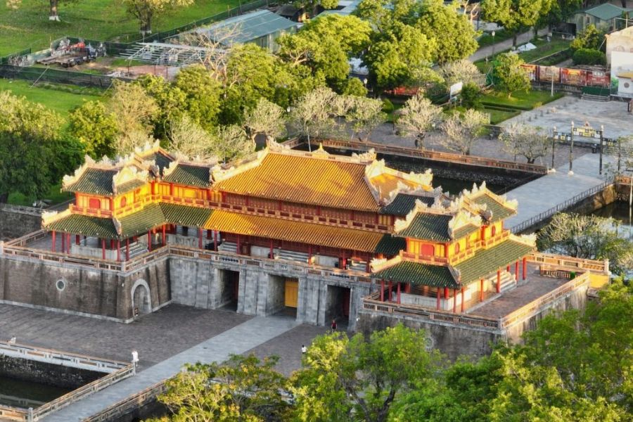 Hue Imperial City was the royal capital of Vietnam