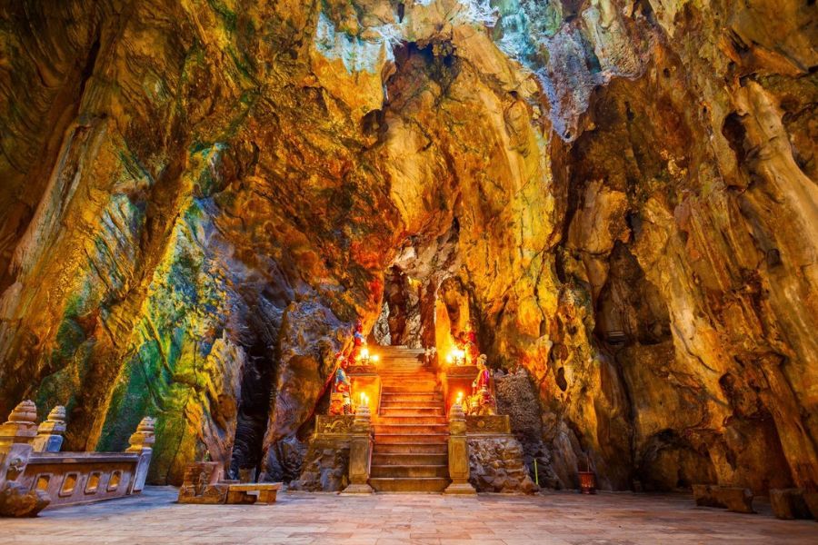 Marble Mountains is a cluster of five limestone (2)