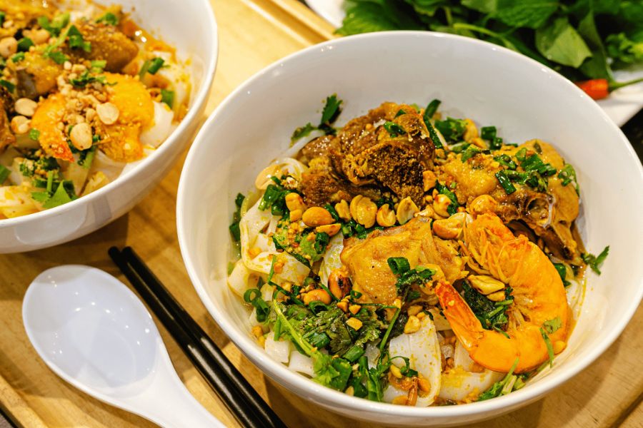 My Quang is a famous local food in Da Nang