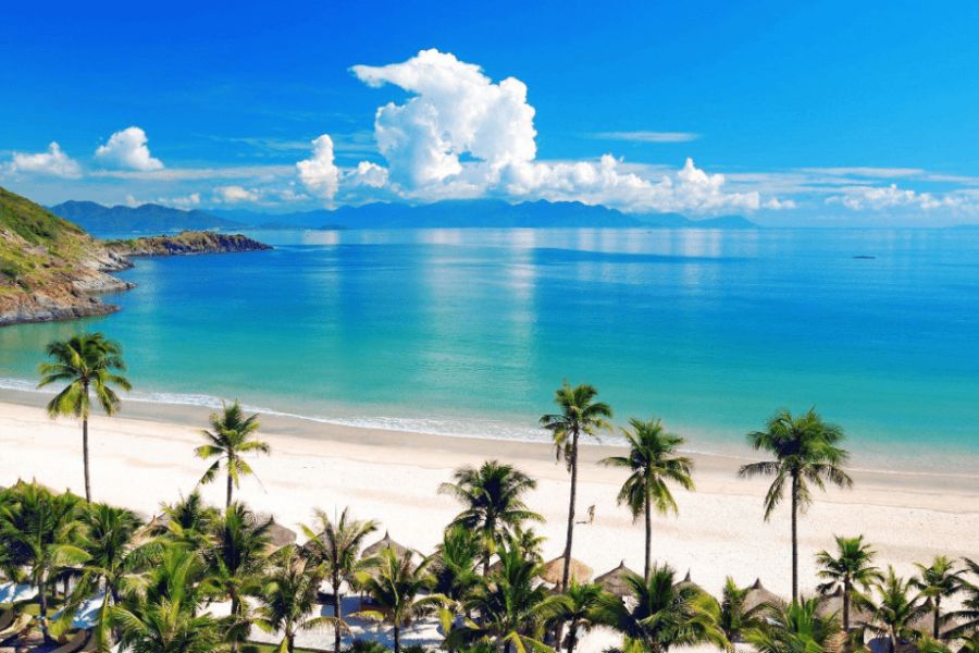 beautiful My khe beach in Danang