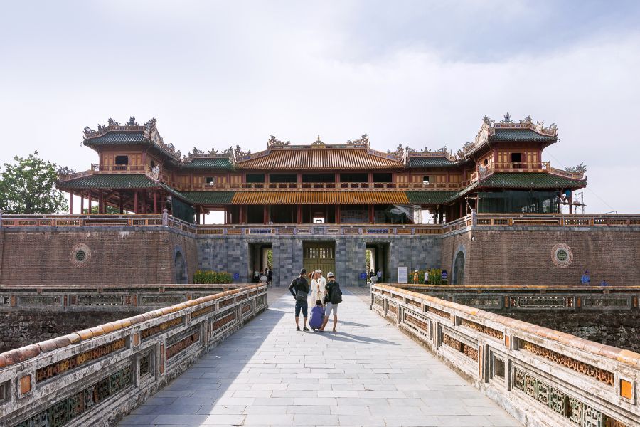Ngo Mon Gate (Noon Gate) In Hue Imperial City