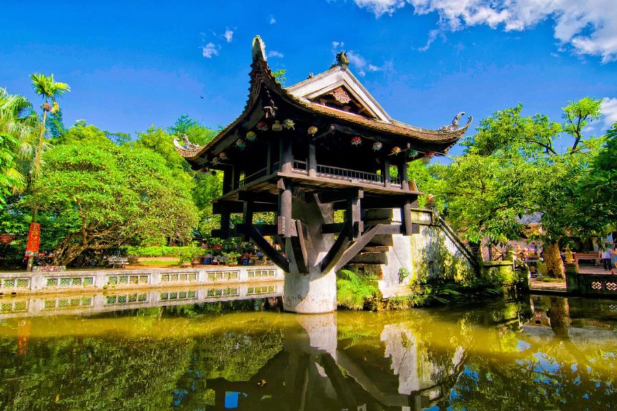 One Pillar Pagoda in Hanoi