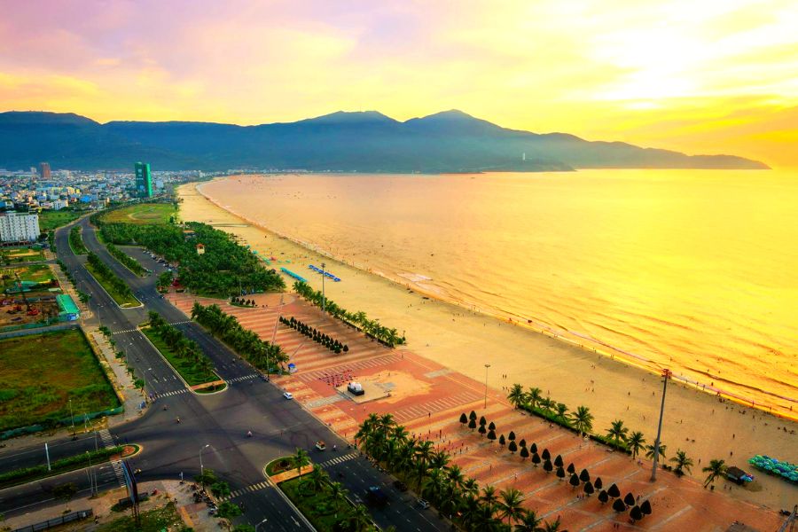 Pham Van Dong Beach offers peaceful shores