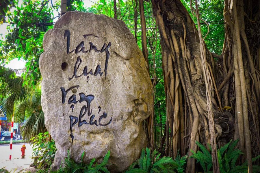 Gate of Van Phuc Silk Village