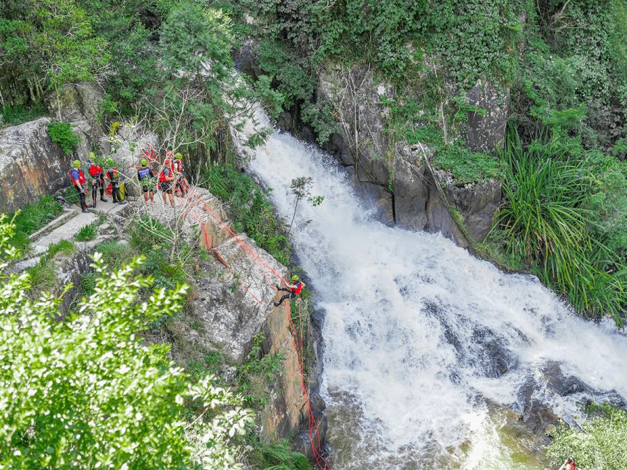 Rappelling Down Datanla Waterfall