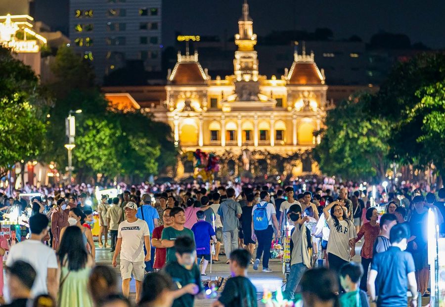 Stroll Along Nguyen Hue Walking Street