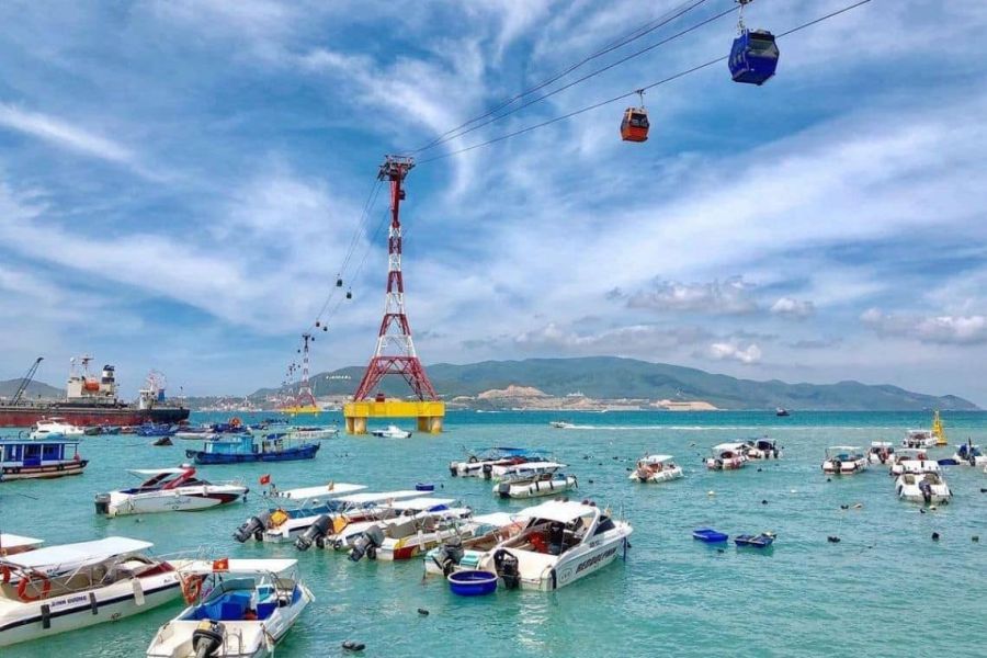 Take The Vinpearl Cable Car to Hon Tre Island