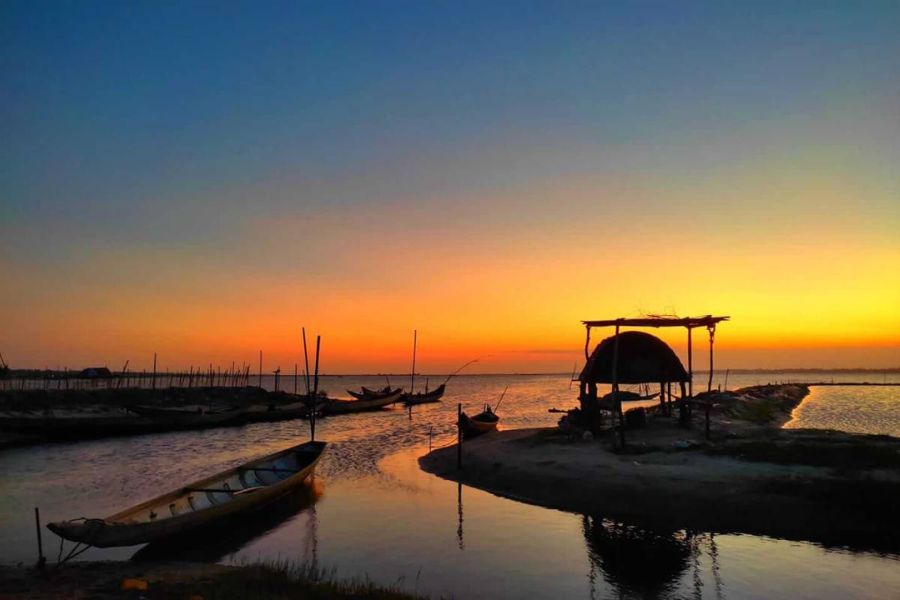 Sunset On Tam Giang Lagoon