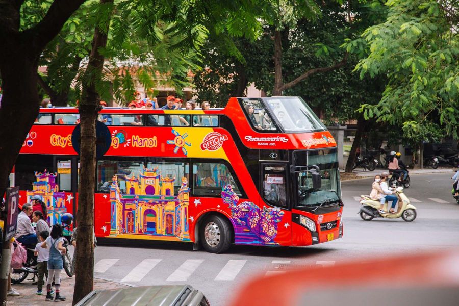 Take the Double-Decker Bus To See Hanoi