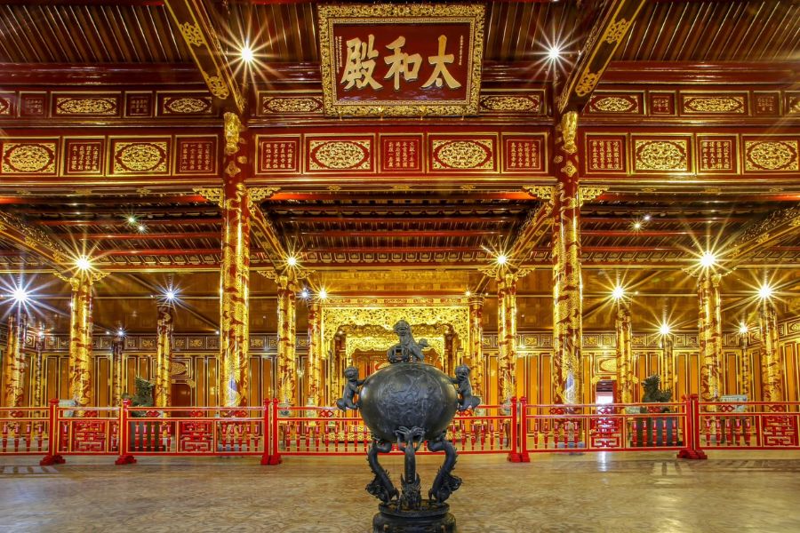 Thai Hoa Palace In Hue Imperial City