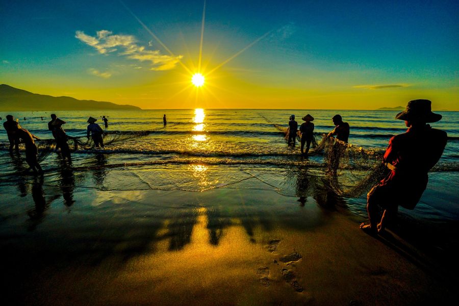 Thanh Binh Beach is a calm spot