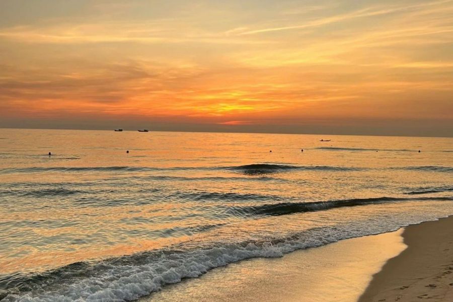 The Refreshing Water Of Thuan An Beach
