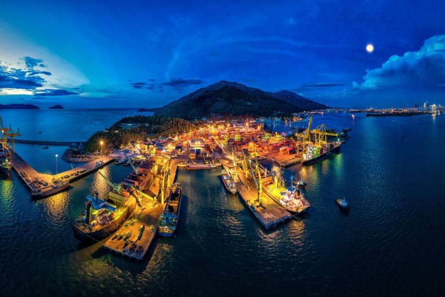 Tien Sa Port and Beach in Son Tra Nature Reserve